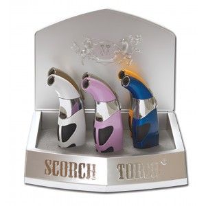 Scorch Torch 45 Degree 45 Degree Smooth press & Easy Grip - Mix Colors - 6ct Display [61250-1C]